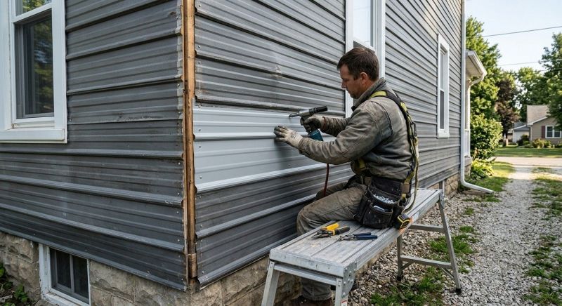 Our team working on Siding Service projects in Dallas County, TX